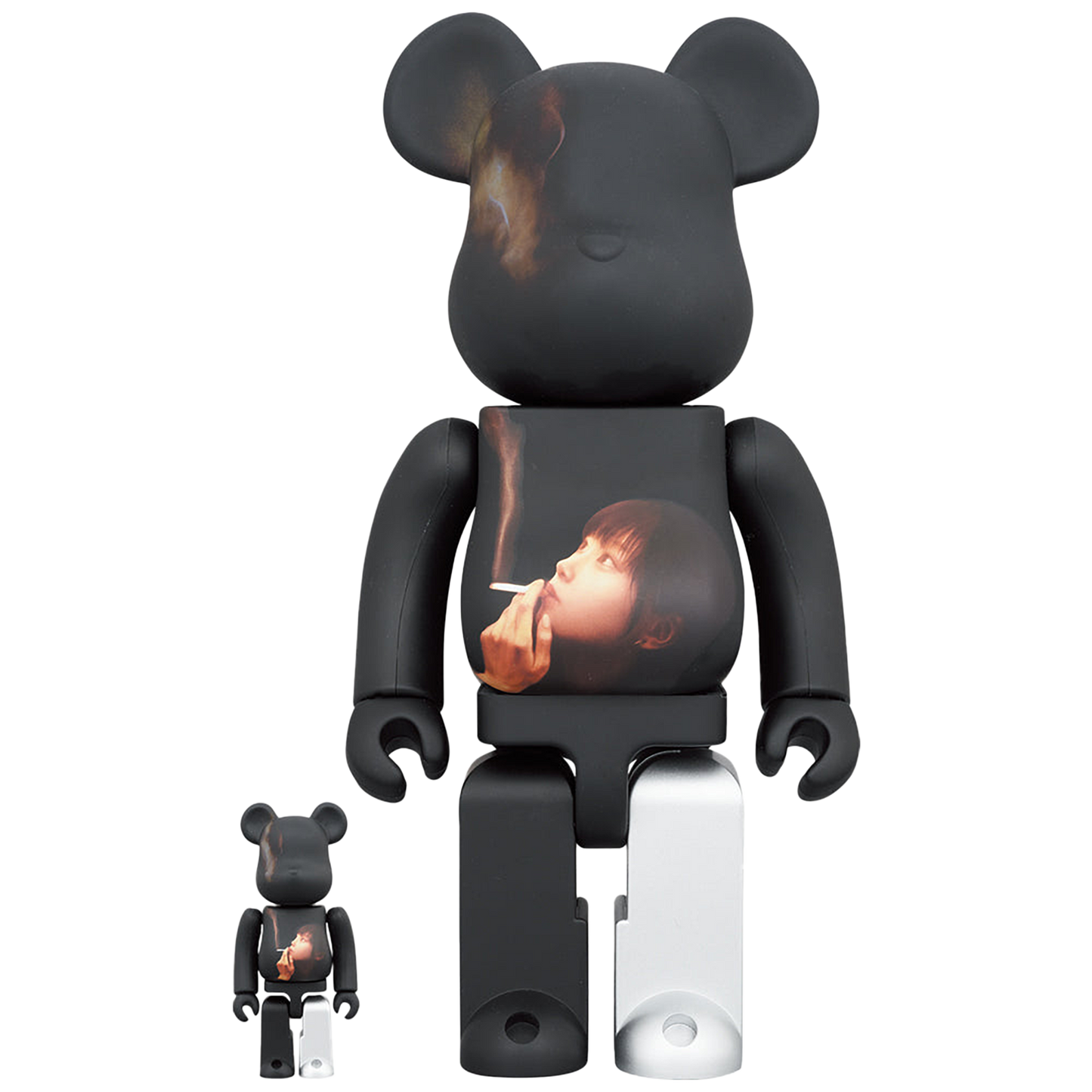 BE@RBRICK BLACK Scandal Yohji Yamamoto × Suzume Uchida × S.H.I.P&crew Until I can be the one I want to be 100％ & 400％