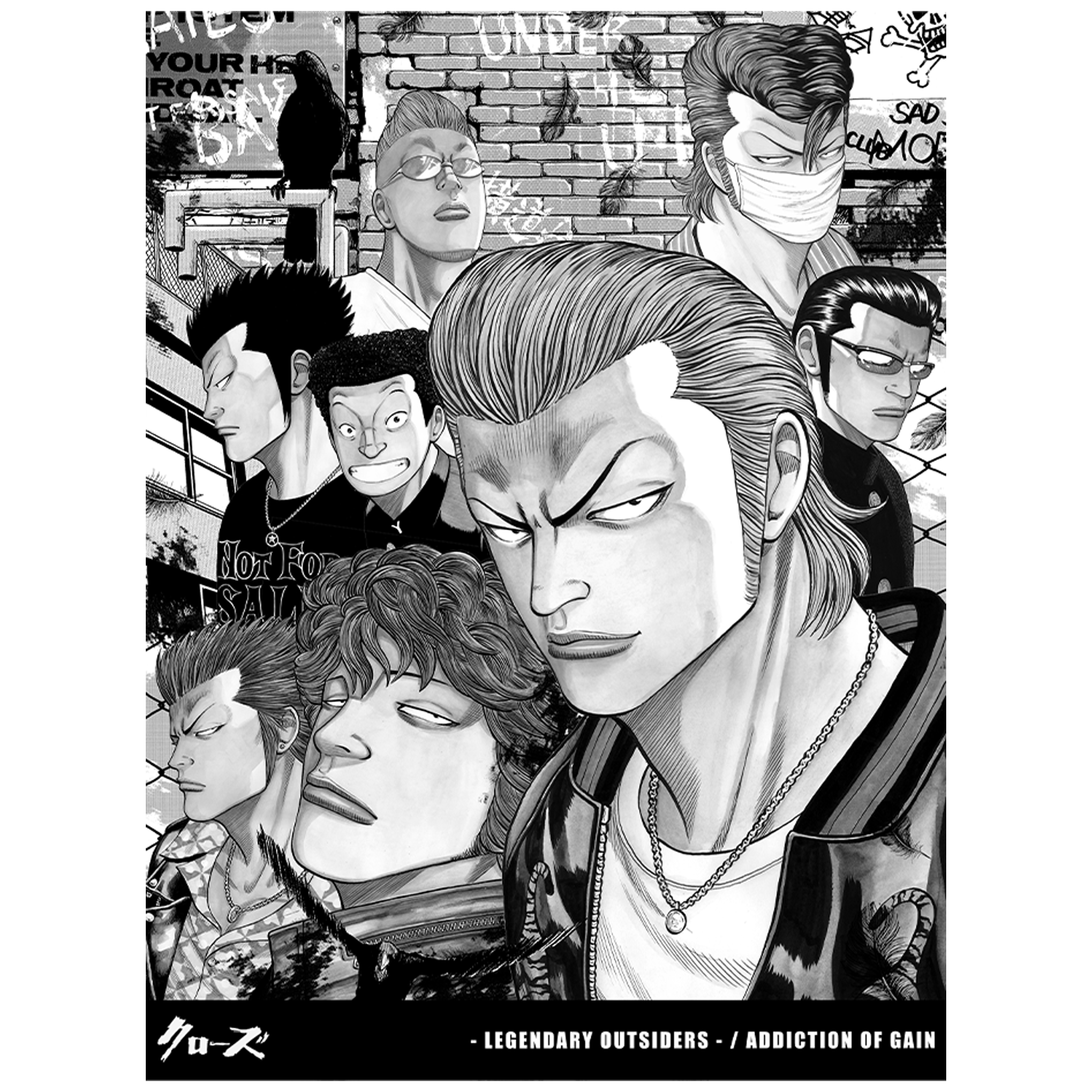 『CROWS - Legendary Outsiders - 』 鈴蘭ver. Tシャツ_1