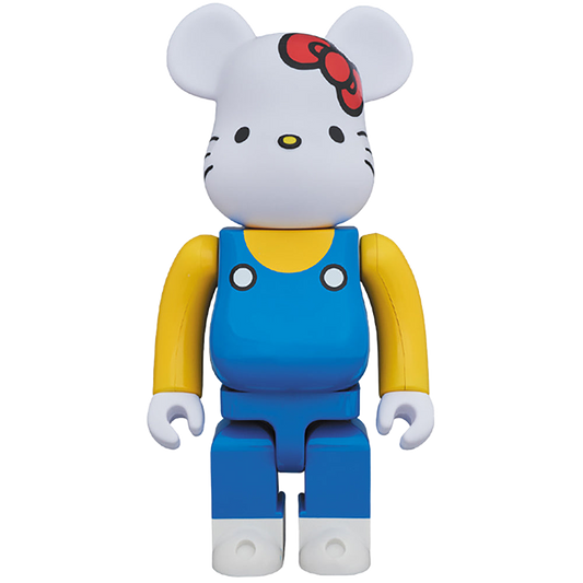 BE@RBRICK 400％ HELLO KITTY（青オーバーオール版）