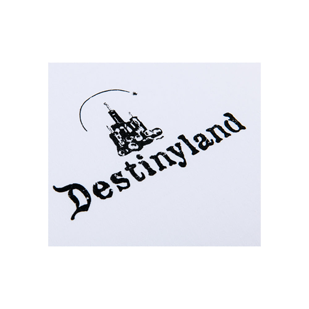 DestinyLand CASTLE logo T-shirt（白）_1
