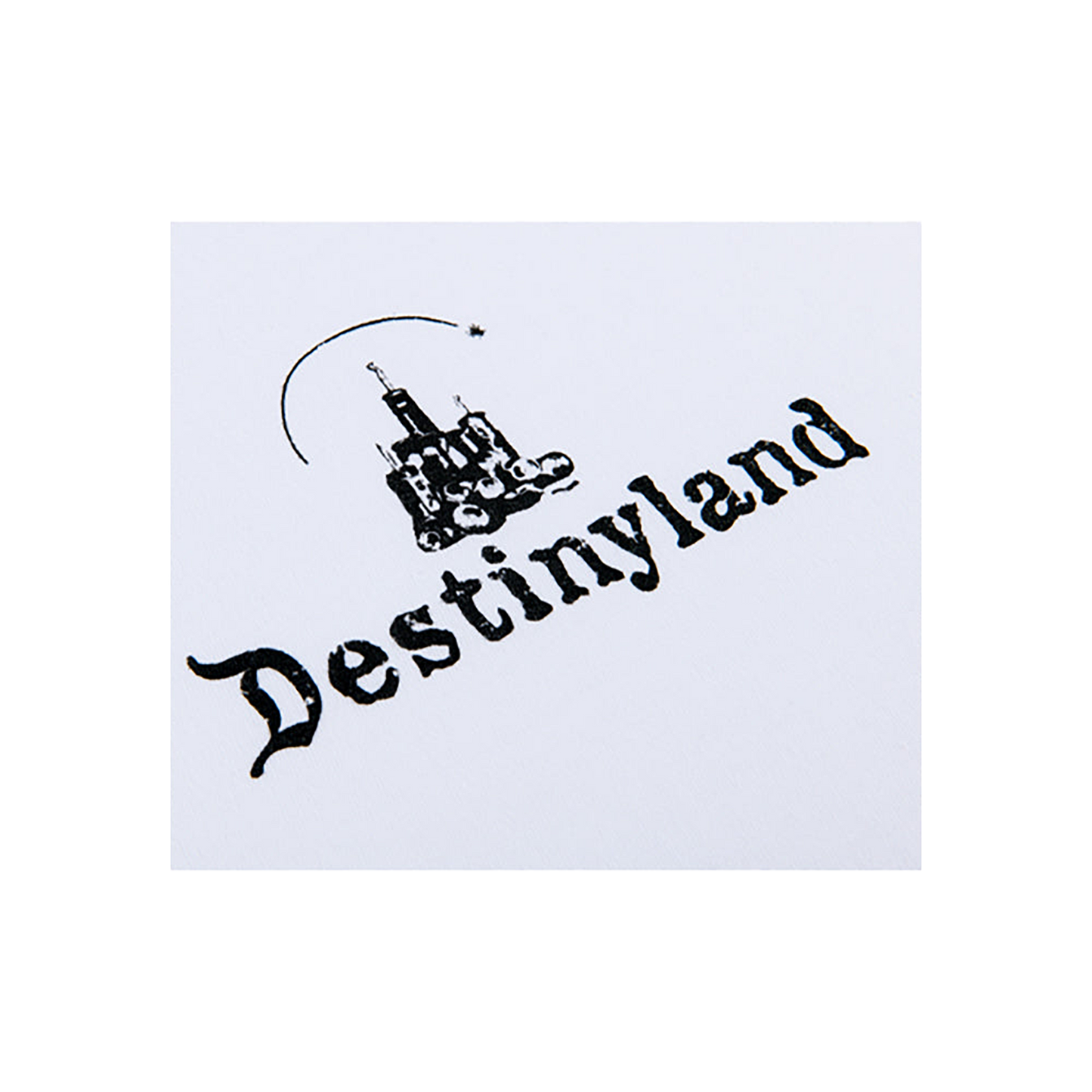 DestinyLand CASTLE logo T-shirt（白）