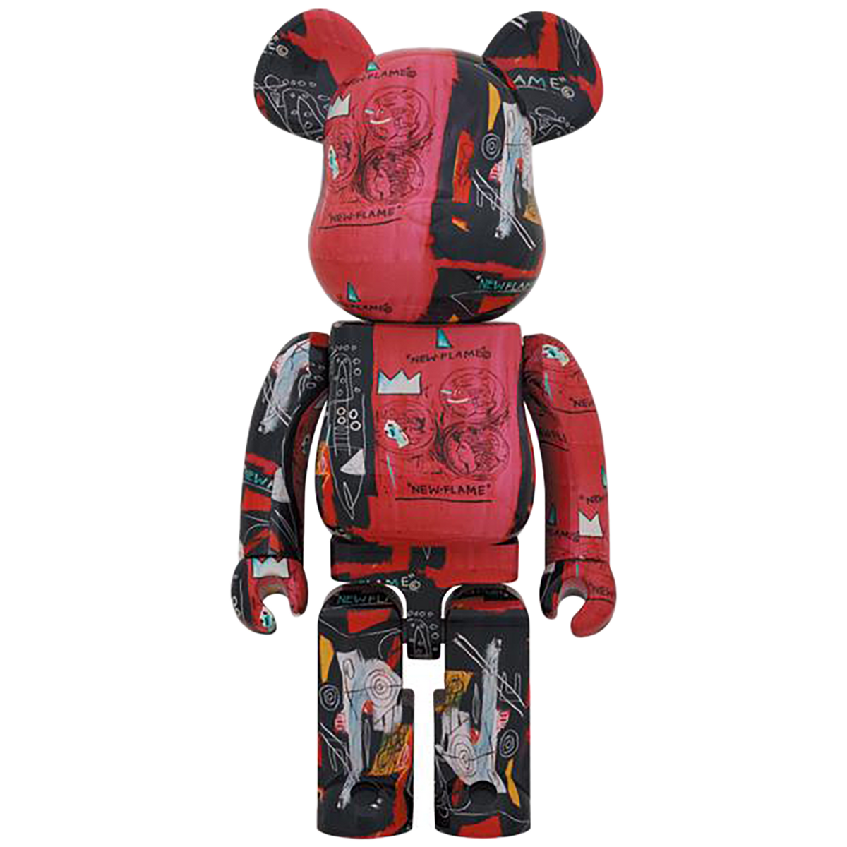 BE@RBRICK Andy Warhol × JEAN-MICHEL BASQUIAT #1 1000%