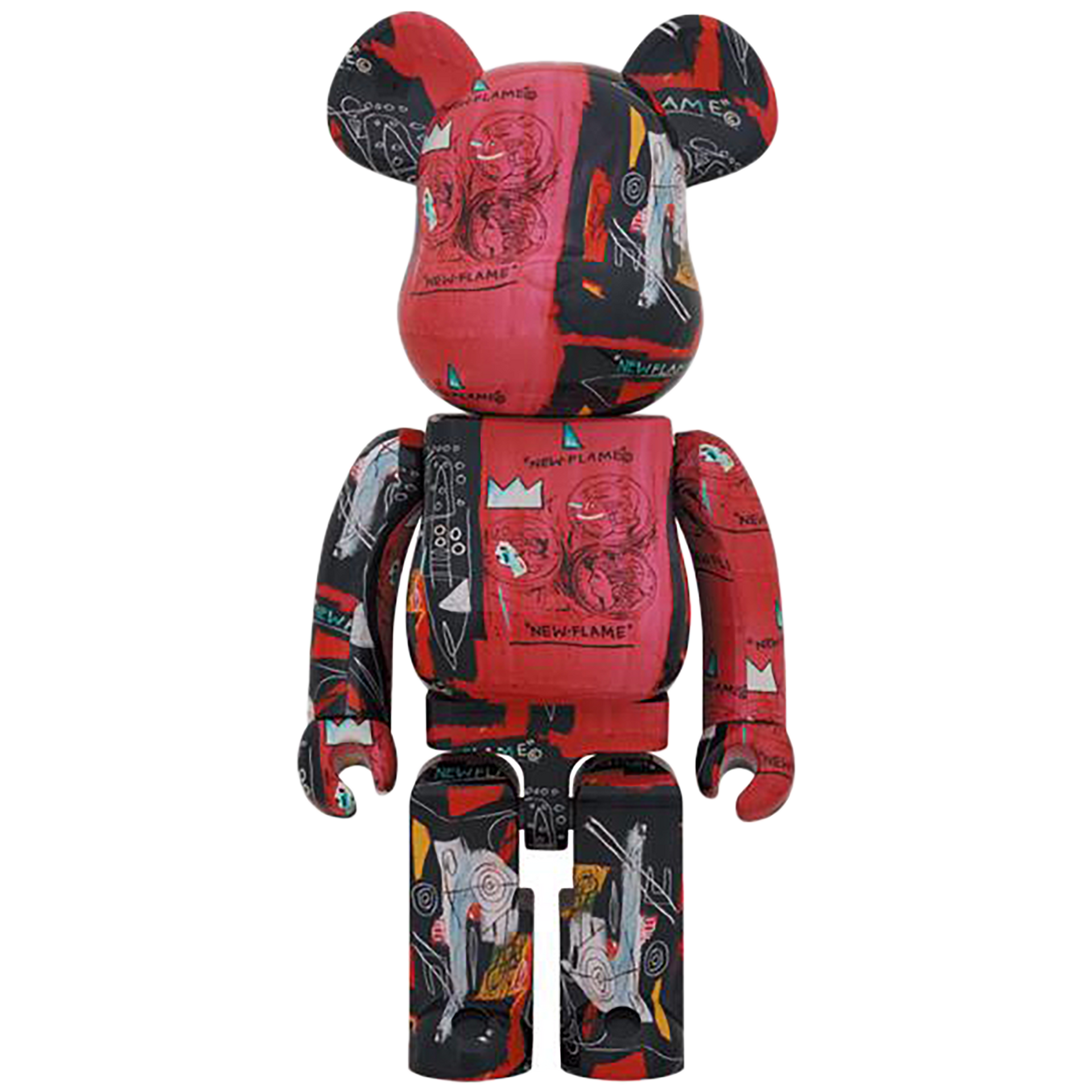 BE@RBRICK Andy Warhol × JEAN-MICHEL BASQUIAT #1 1000% | MEDICOM