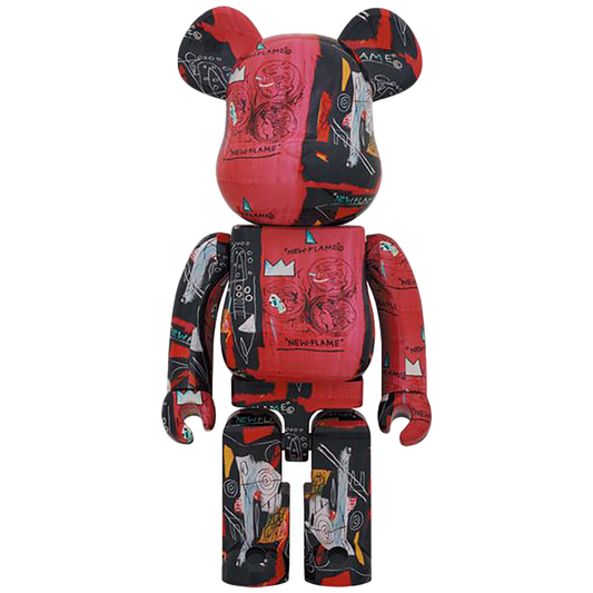 BE@RBRICK Andy Warhol × JEAN-MICHEL BASQUIAT #1 1000%