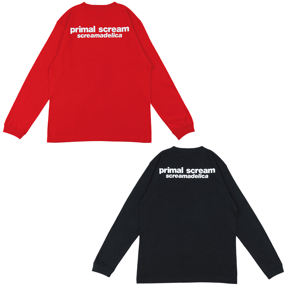 MLE Primal Scream "screamadelica" LONG SLEEVE TEE "screamadelica" 