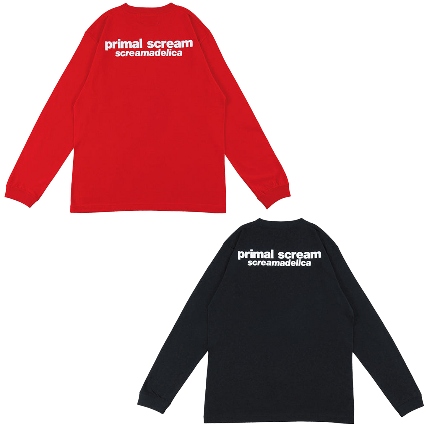 MLE Primal Scream "screamadelica" LONG SLEEVE TEE "screamadelica" 