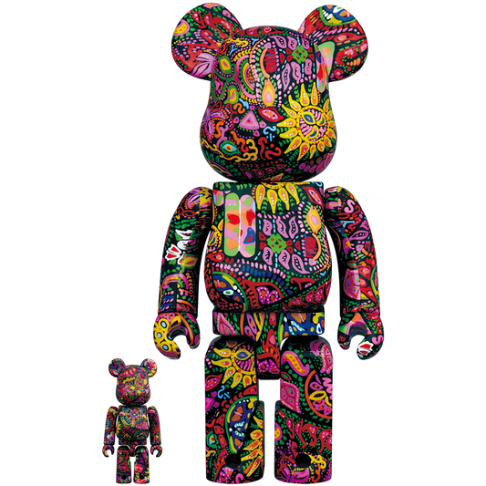 BE@RBRICK 迷幻佩斯利 100% 和 400%