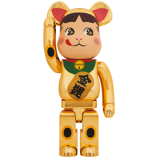 BE@RBRICK 招财猫 Peko-chan 镀金 1000%