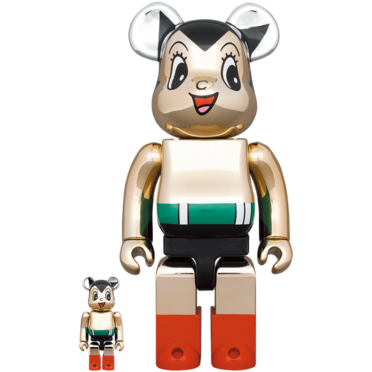 BE@RBRICK 阿童木 CHROME Ver.100% & 400%