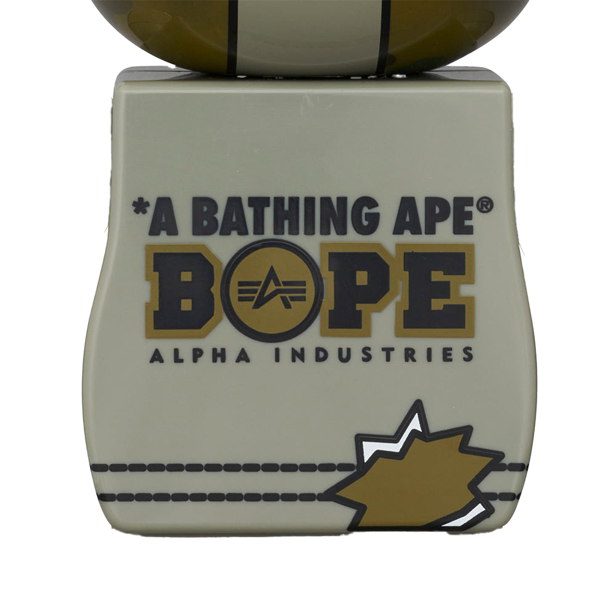 BE@RBRICK BAPE(R) × ALPHA CAMO SHARK 2023 100％ & 400％