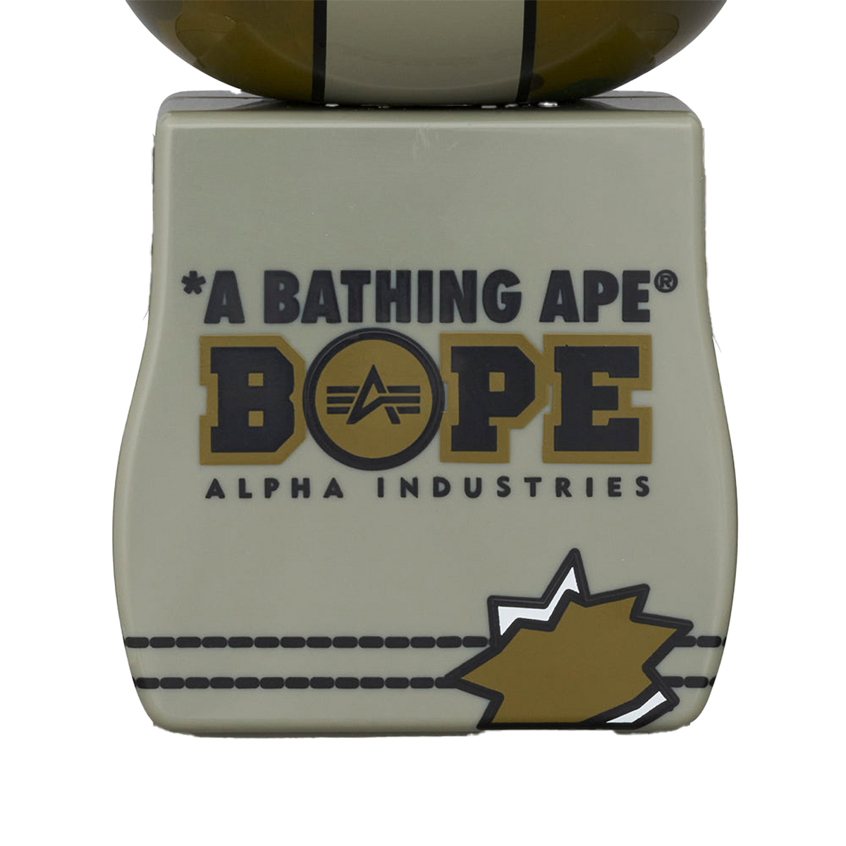 BE@RBRICK BAPE(R) × ALPHA CAMO SHARK 2023 100％ & 400％
