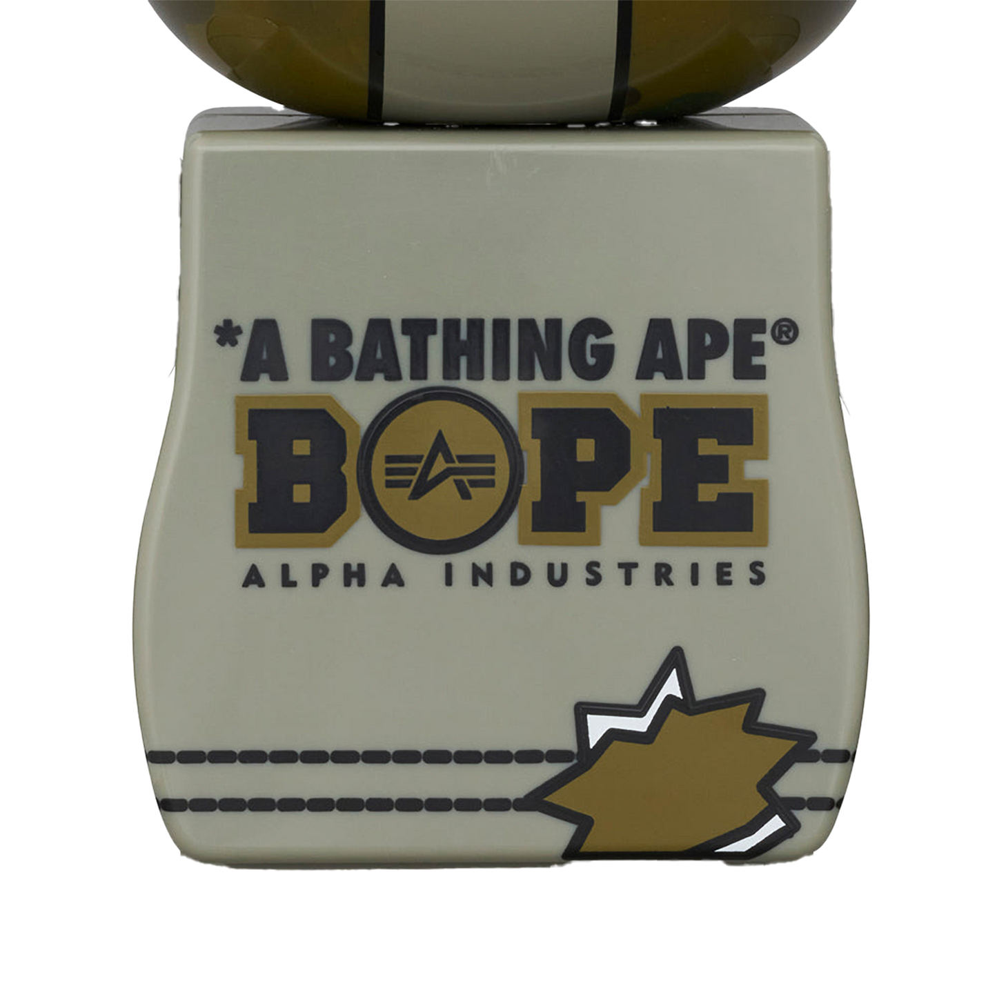 BE@RBRICK BAPE(R) × ALPHA CAMO SHARK 2023 100％ & 400％