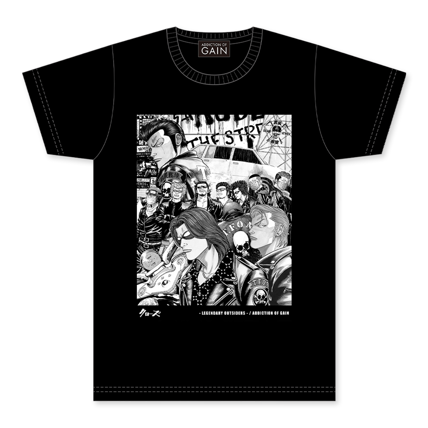 『CROWS - Legendary Outsiders - 』 武装戦線ver. Tシャツ_0