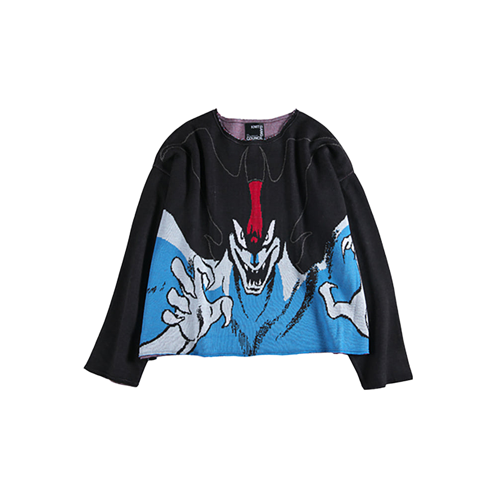KNIT GANG COUNCIL CREW NECK SWEATER "DEVILMAN"