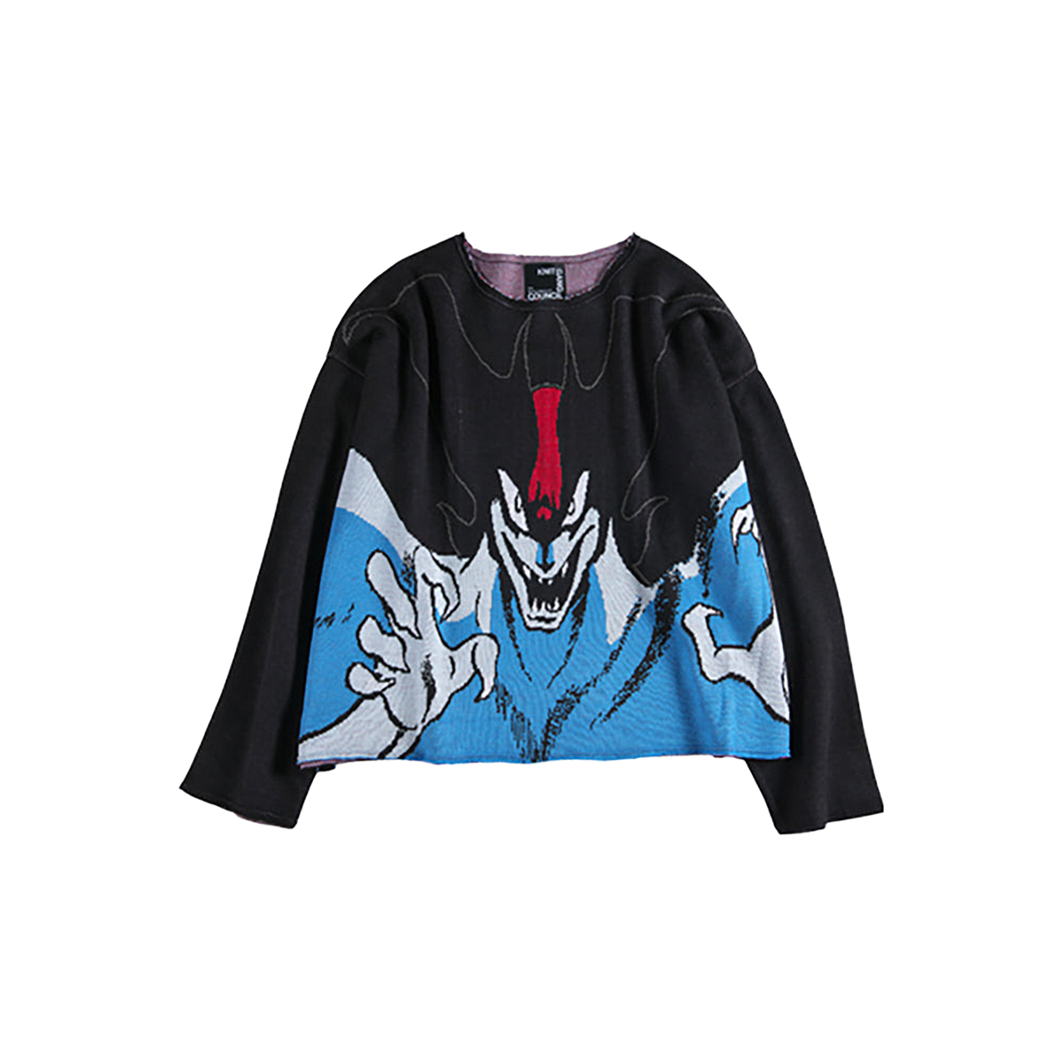 KNIT GANG COUNCIL CREW NECK SWEATER "DEVILMAN"