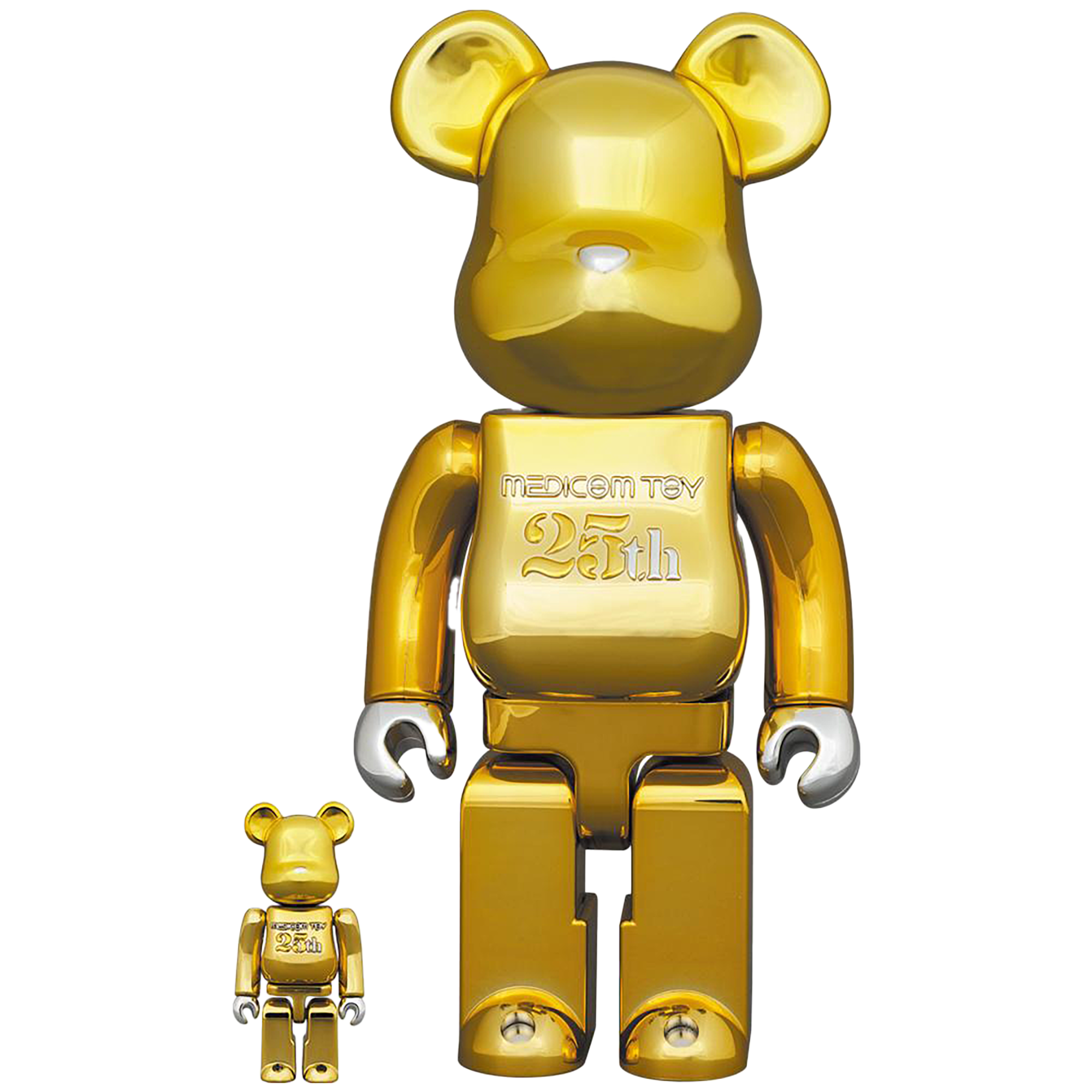 BE@RBRICK MEDICOM TOY 25th Anniversary Model 100％ ＆ 400％