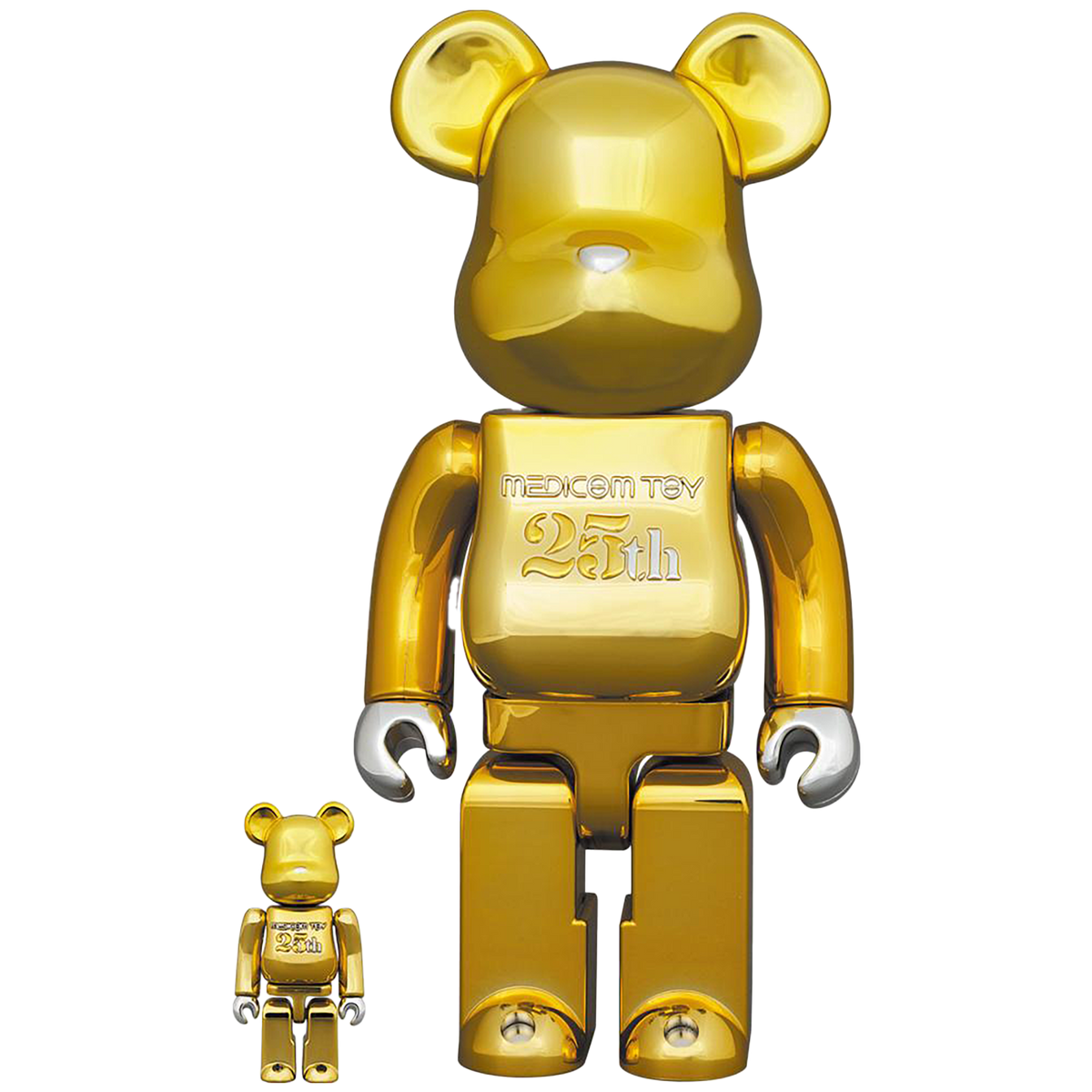 BE@RBRICK MEDICOM TOY 25th Anniversary Model 100％ ＆ 400％