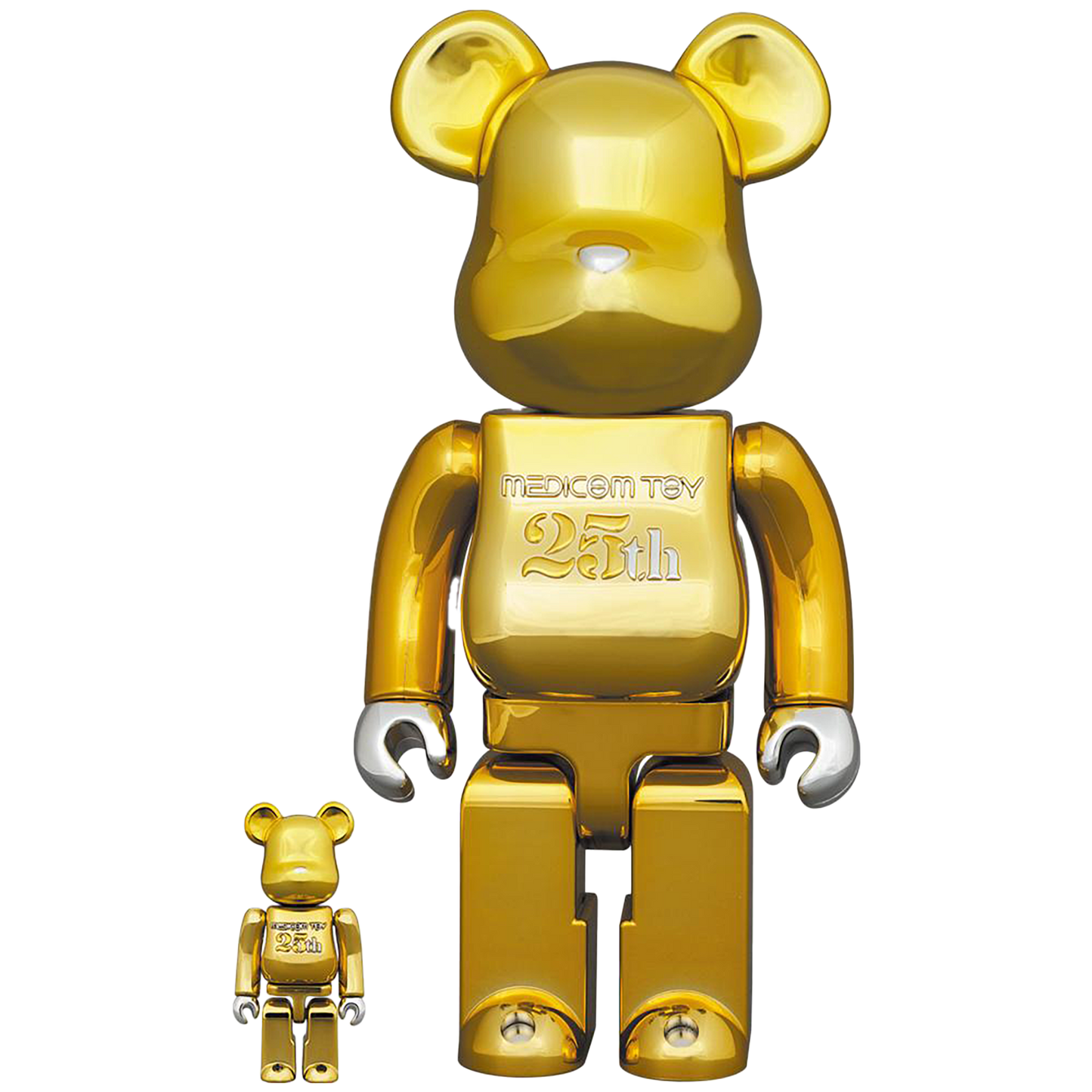 BE@RBRICK MEDICOM TOY 25th Anniversary Model 100％ ＆ 400％