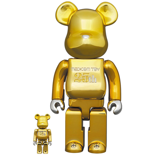 BE@RBRICK MEDICOM TOY 25th Anniversary Model 100％ ＆ 400％