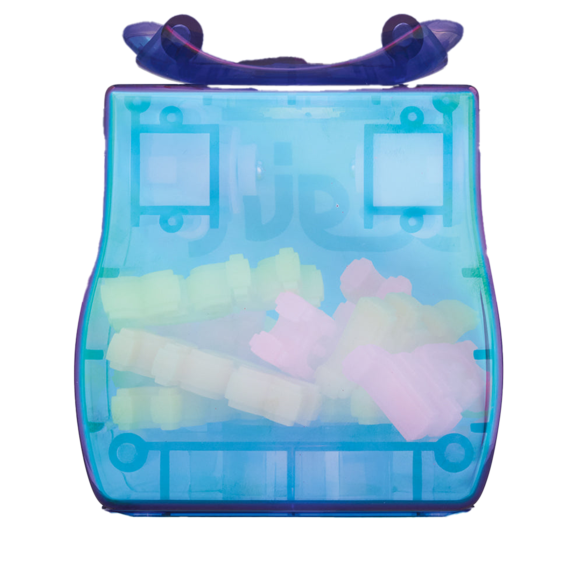 BE@RBRICK X-girl CLEAR PURPLE 100％ & 400％