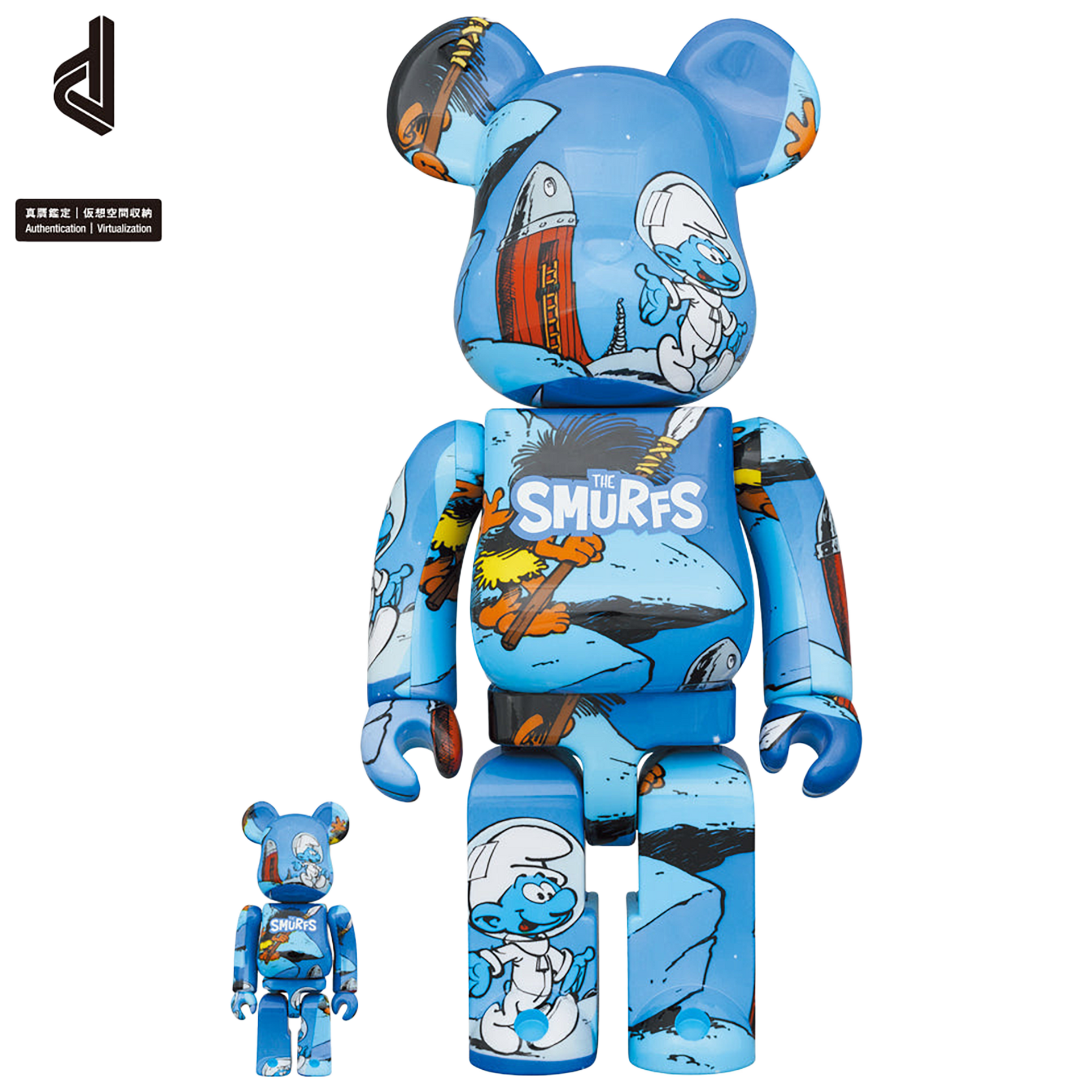BE@RBRICK The Smurfs 「The Astrosmurf」100% & 400% | MEDICOM TOY BE@RBRICK The Smurfs 「The Astrosmurf」100% & 400% | MEDICOM TOY
