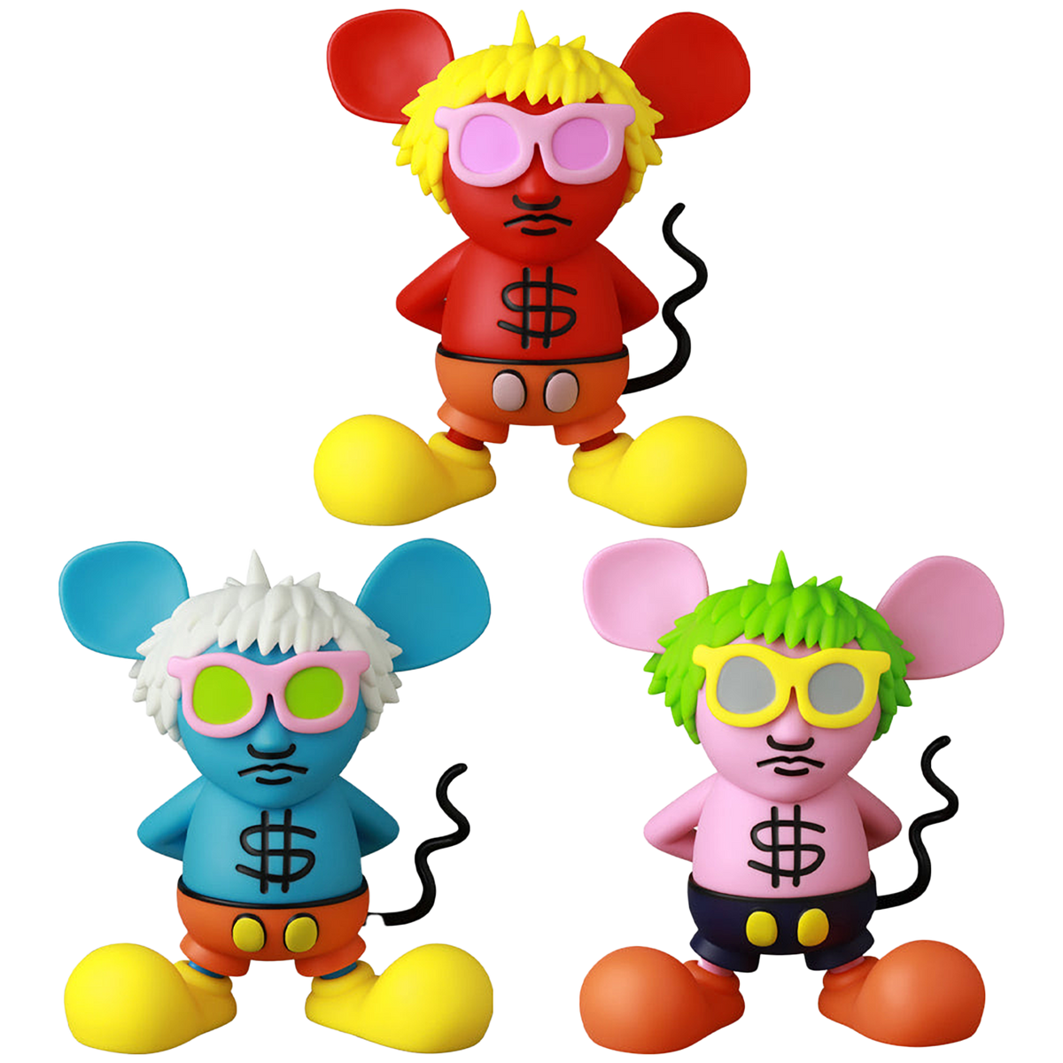 VCD ANDY MOUSE RED／LIGHT BLUE／PINK
