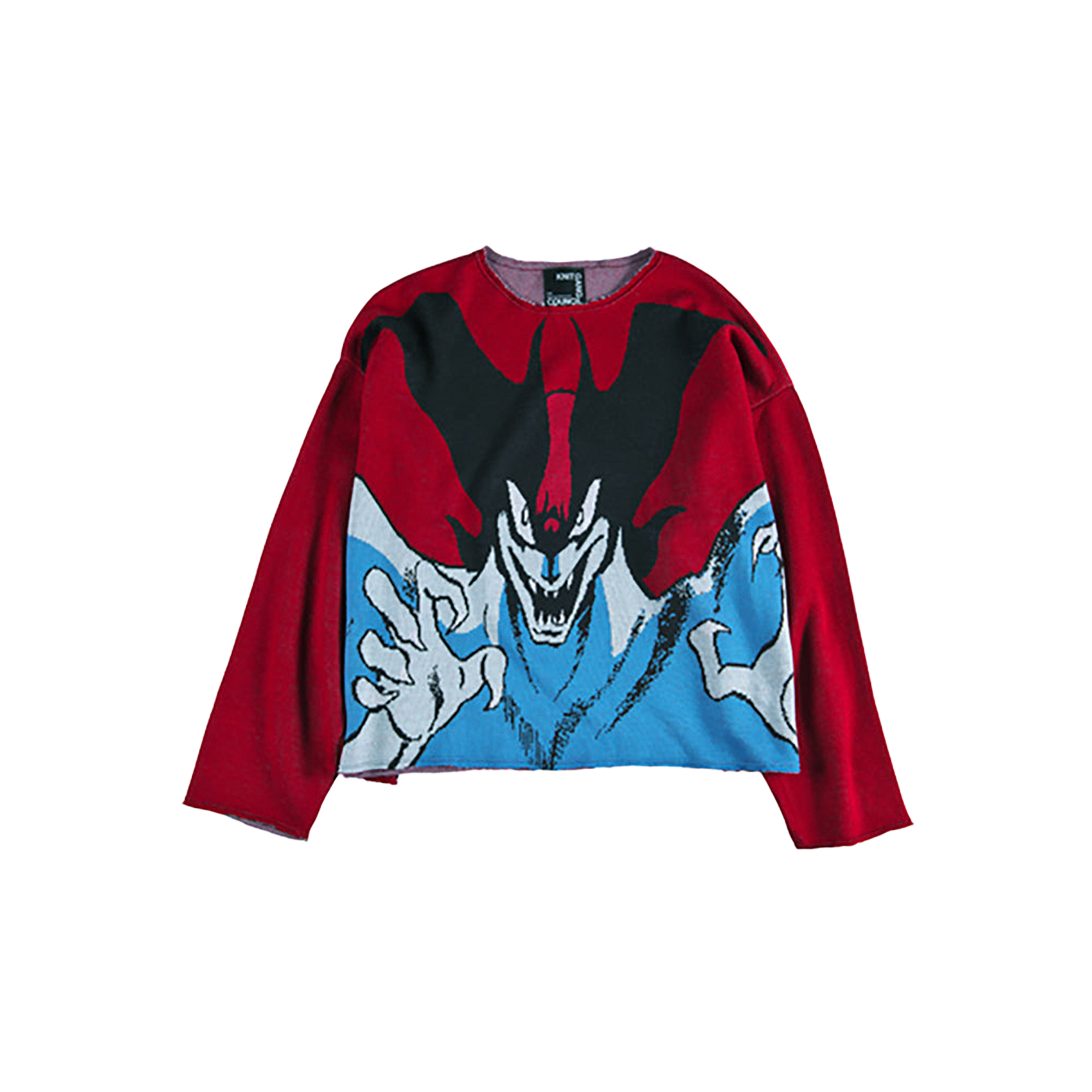 KNIT GANG COUNCIL CREW NECK SWEATER "DEVILMAN"