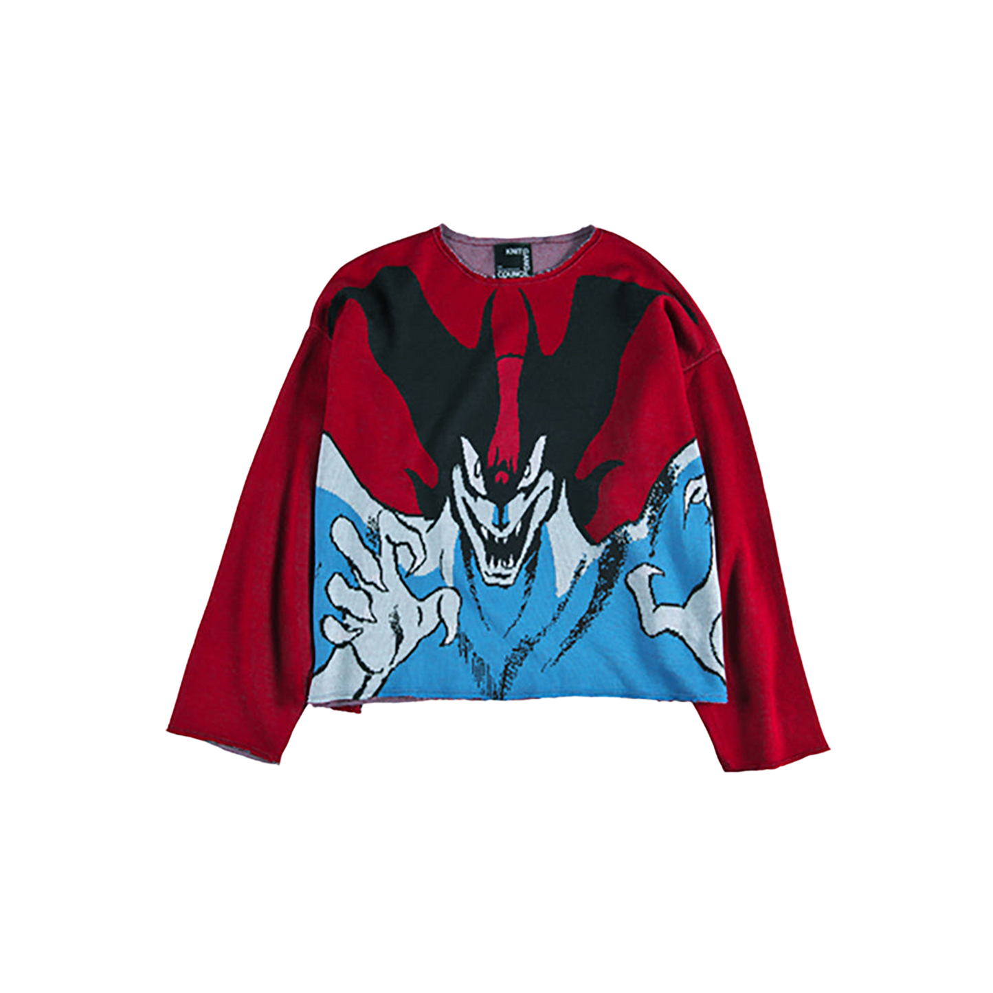 KNIT GANG COUNCIL CREW NECK SWEATER "DEVILMAN"