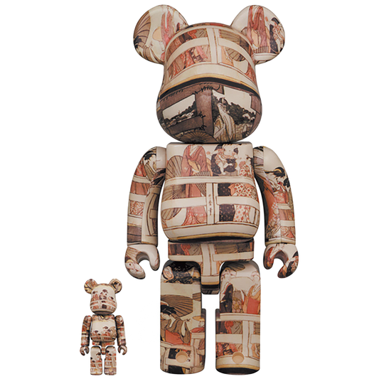 BE@RBRICK 喜多川歌麿 「両国橋の上下」100％ & 400％