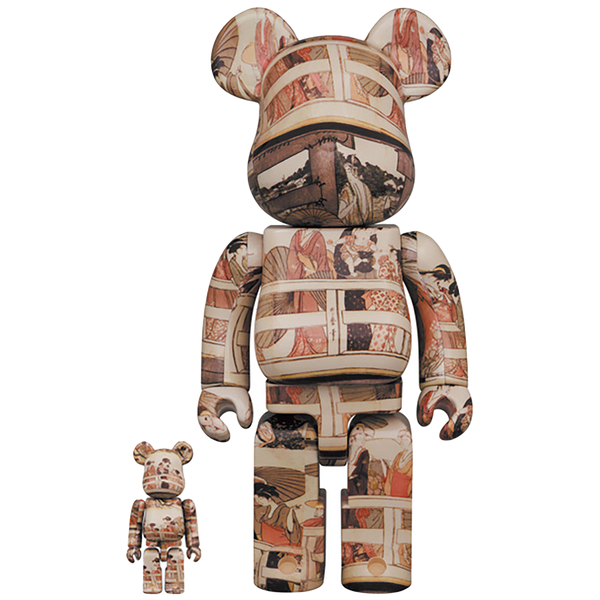 BE@RBRICK 喜多川歌麿 両国橋の上下　100％ & 400％ BE@RBRICK 喜多川歌麿 「両国橋の上下」100％ & 400％ | MEDICOM TOY