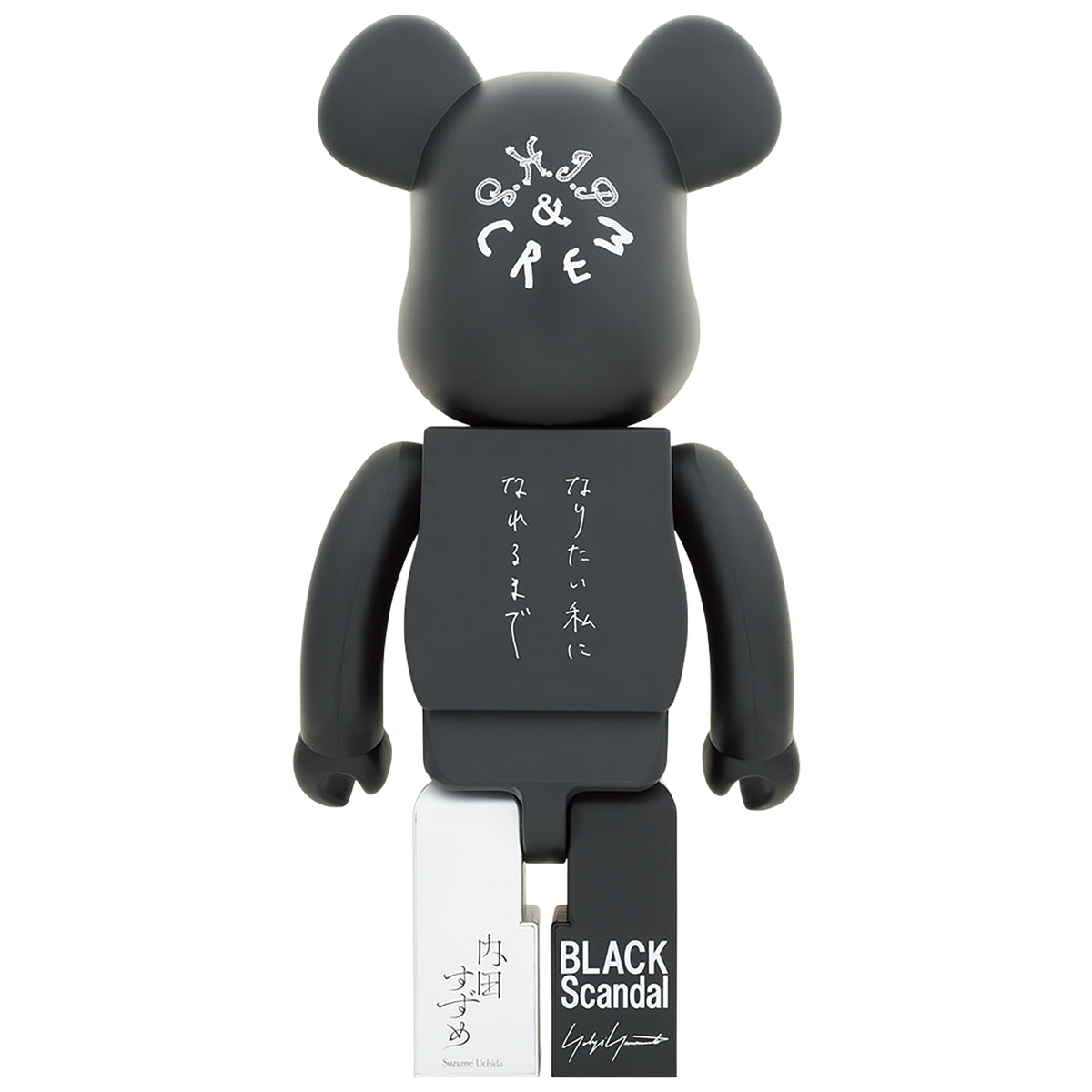 BE@RBRICK BLACK Scandal 山本耀司 × 内田铃目 × S.H.I.P&crew 1000% 直到你能成为你想成为的人