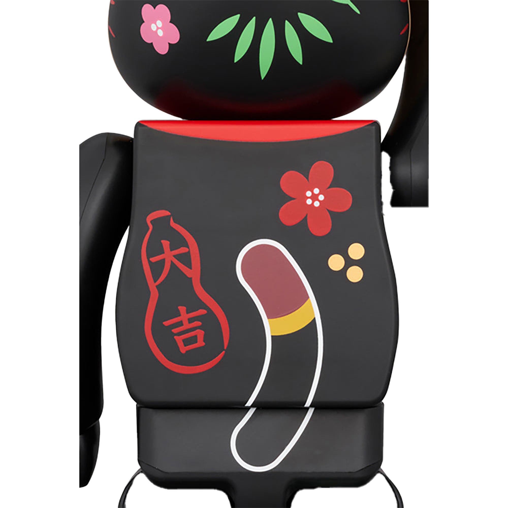 BE@RBRICK 招き猫 ペコちゃん 福 黒 100％ & 400％