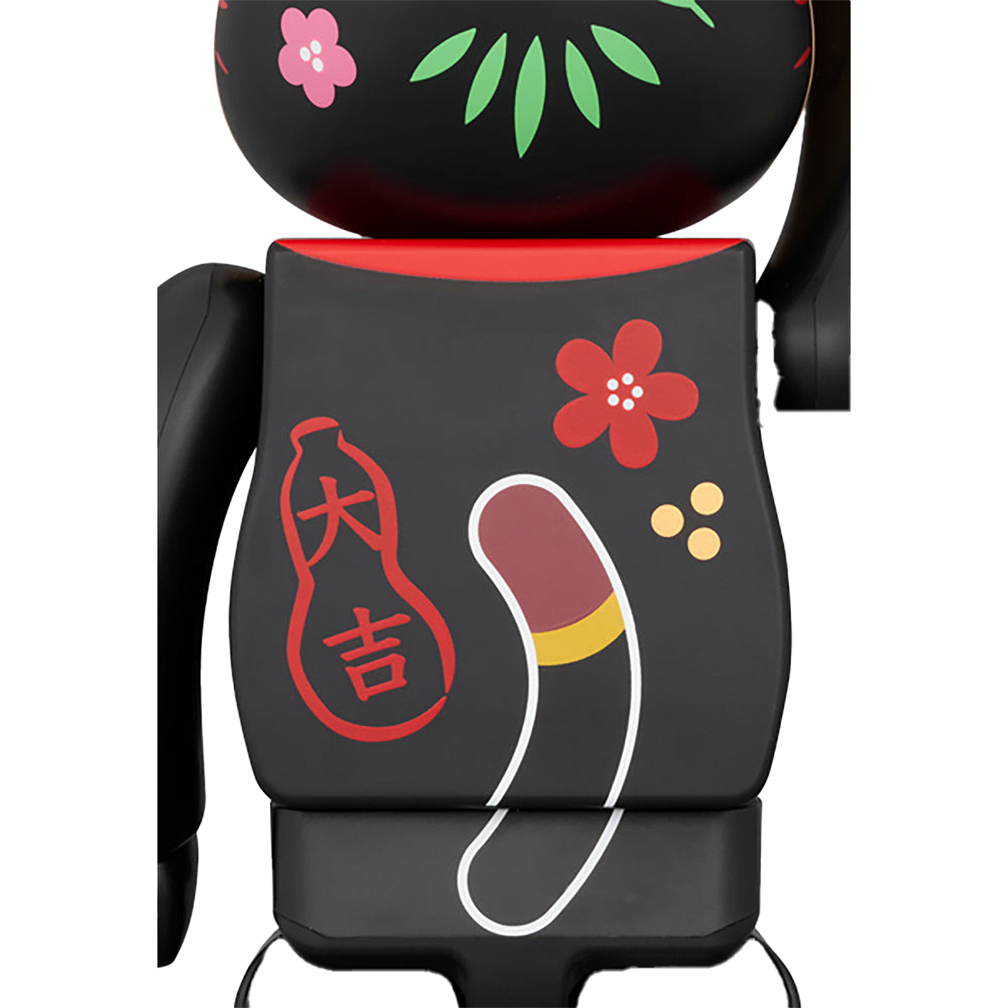 BE@RBRICK 招き猫 ペコちゃん 福 黒 100％ & 400％