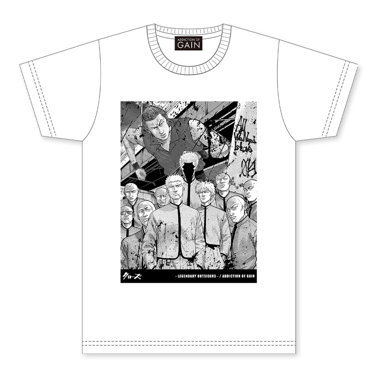 『CROWS - Legendary Outsiders - 』 坊屋 vs 鳳仙ver. Tシャツ_0