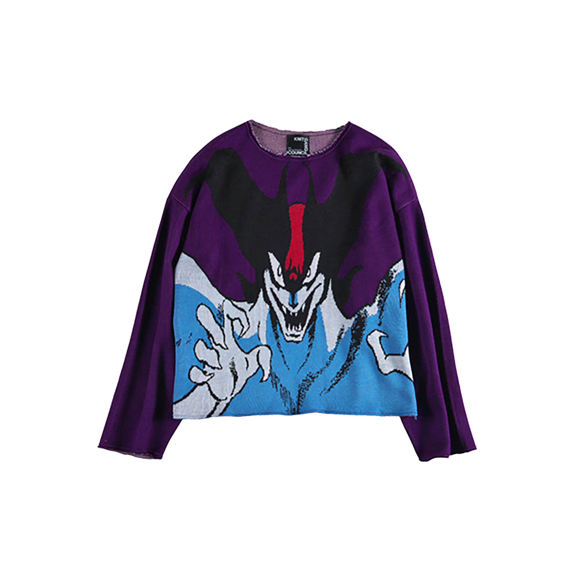 KNIT GANG COUNCIL CREW NECK SWEATER "DEVILMAN"