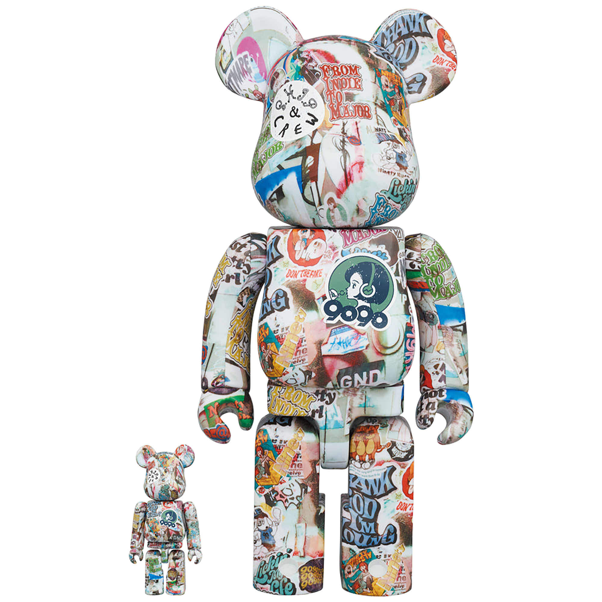BE@RBRICK 9090 × S.H.I.P&船员 100% & 400%