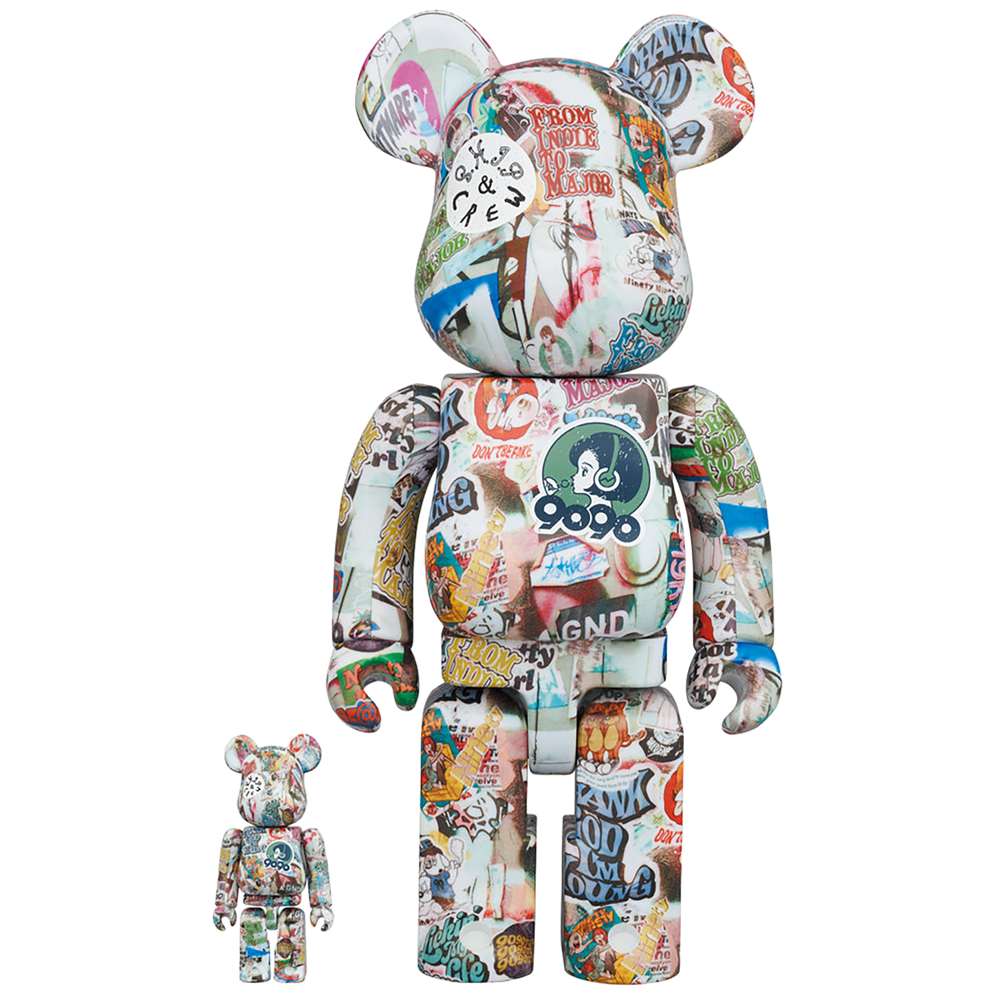 BE@RBRICK 9090 × S.H.I.P&船员 100% & 400%