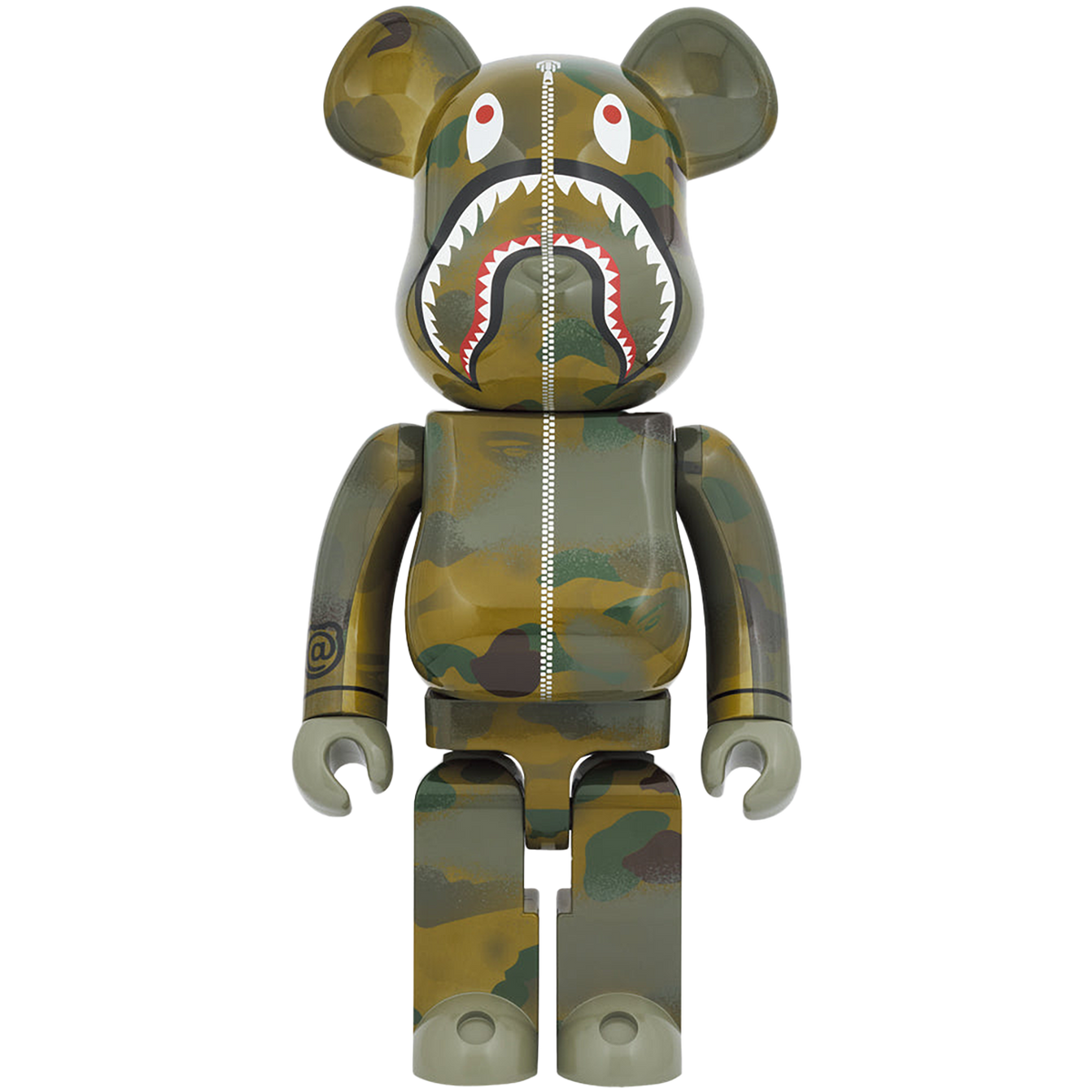 BE@RBRICK BAPE(R) × ALPHA CAMO SHARK 2023 1000％