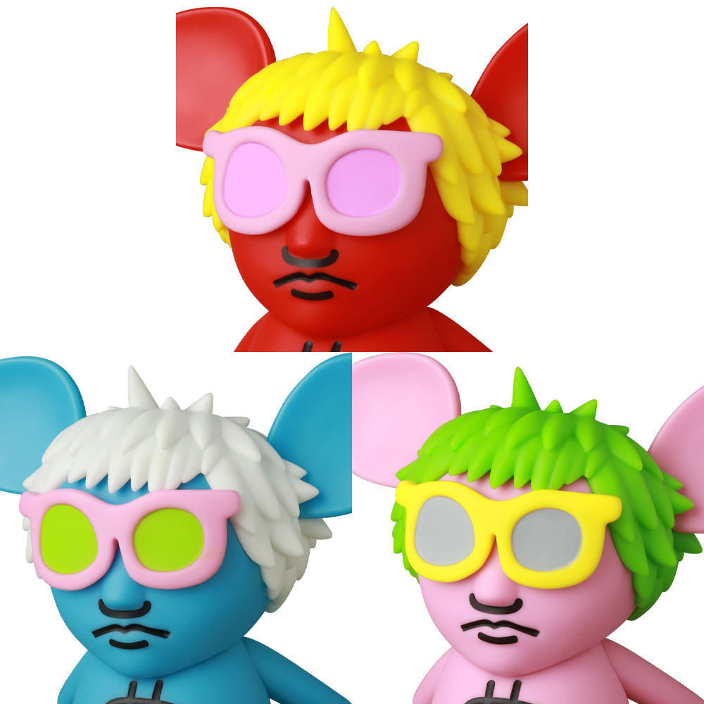 VCD ANDY MOUSE RED／LIGHT BLUE／PINK | MEDICOM TOY OFFICIAL STORE