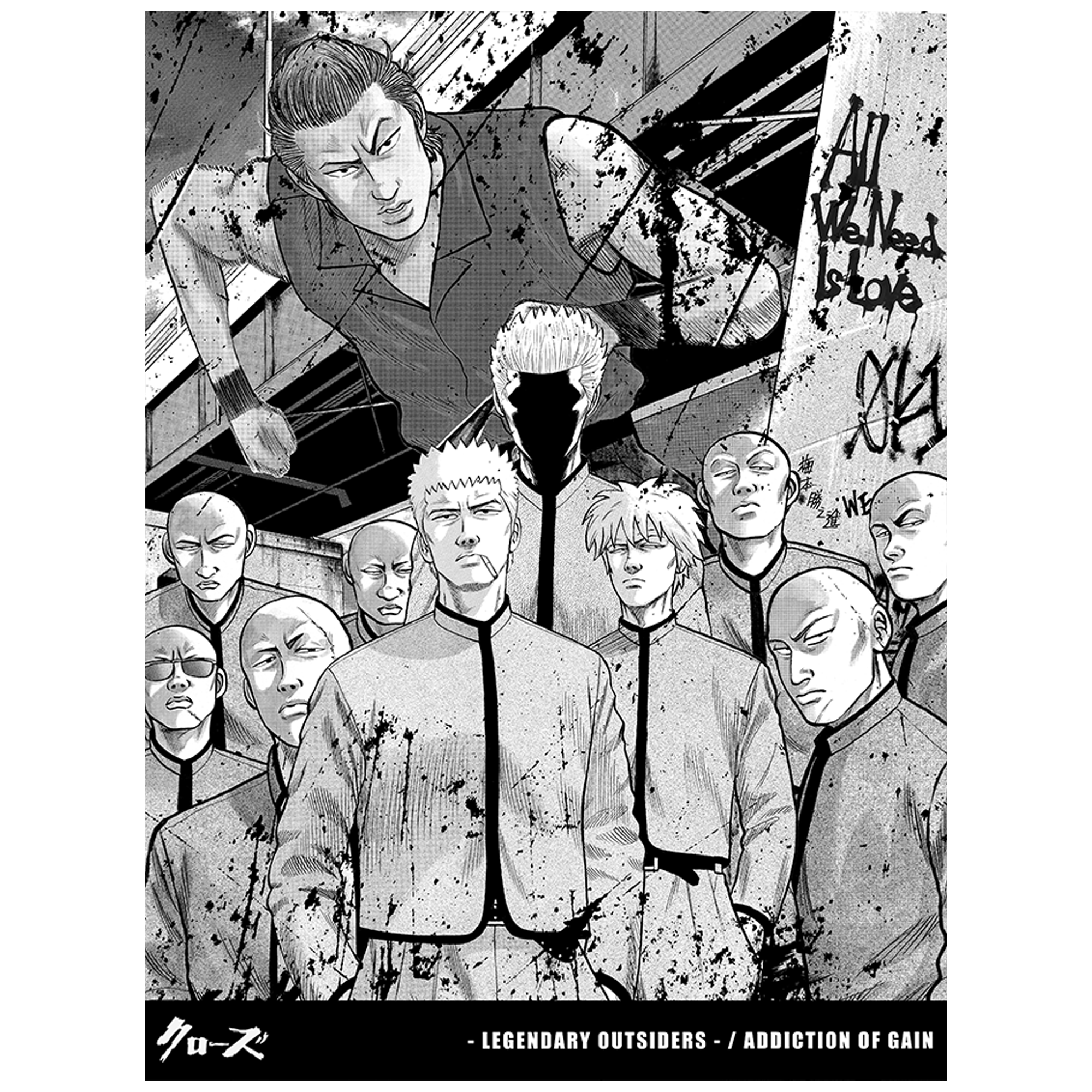 『CROWS - Legendary Outsiders - 』 坊屋 vs 鳳仙ver. Tシャツ_1