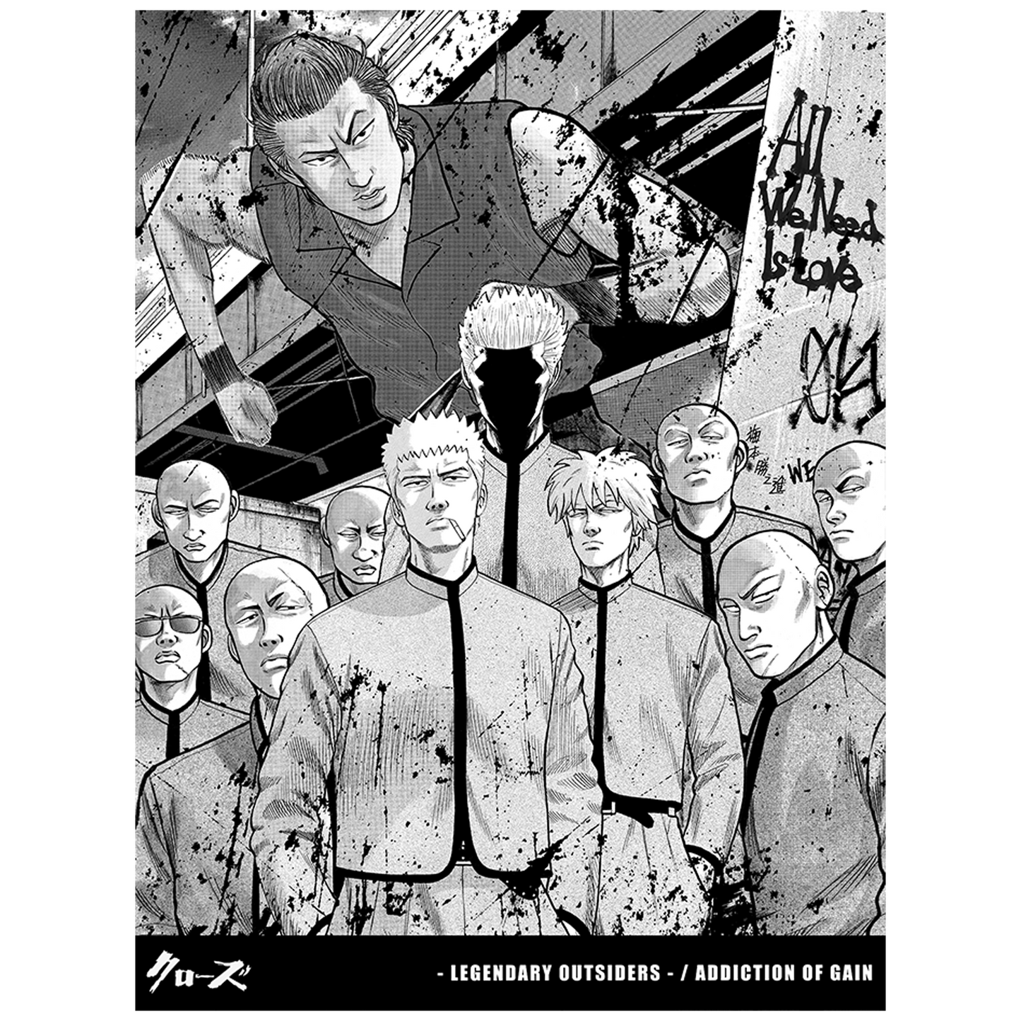 『CROWS - Legendary Outsiders - 』 坊屋 vs 鳳仙ver. Tシャツ_1