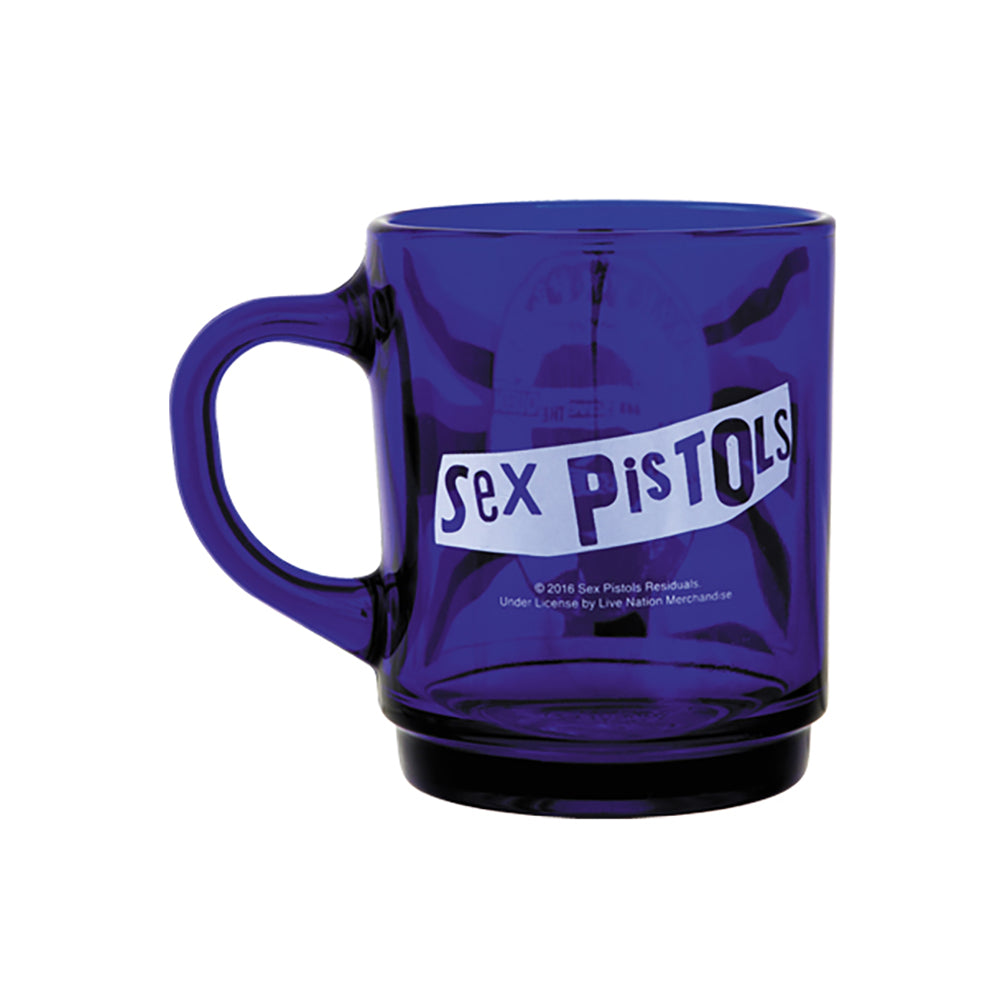 MLE SEX PISTOLS GOD SAVE THE QUEEN GLASS MUG_1