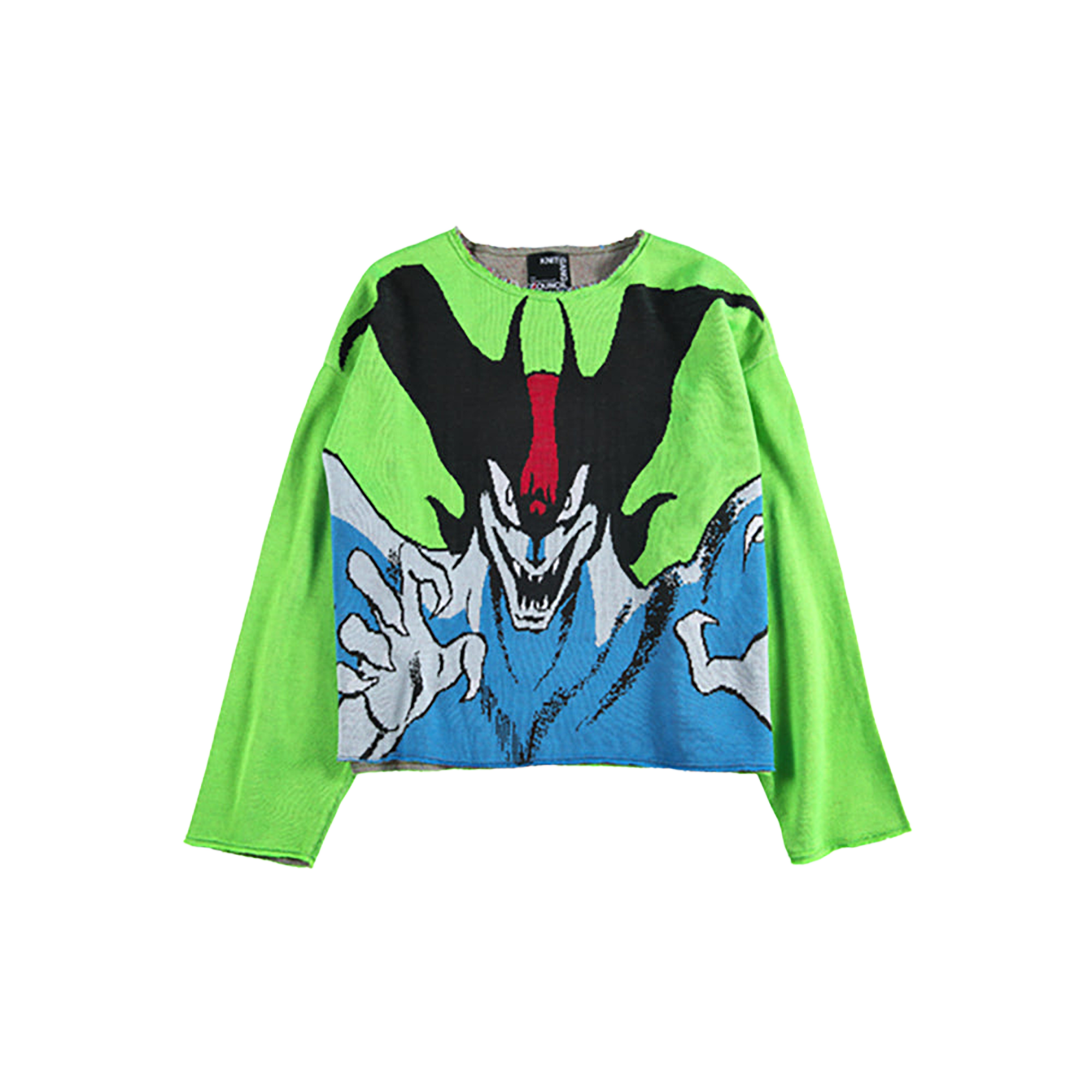 KNIT GANG COUNCIL CREW NECK SWEATER "DEVILMAN"
