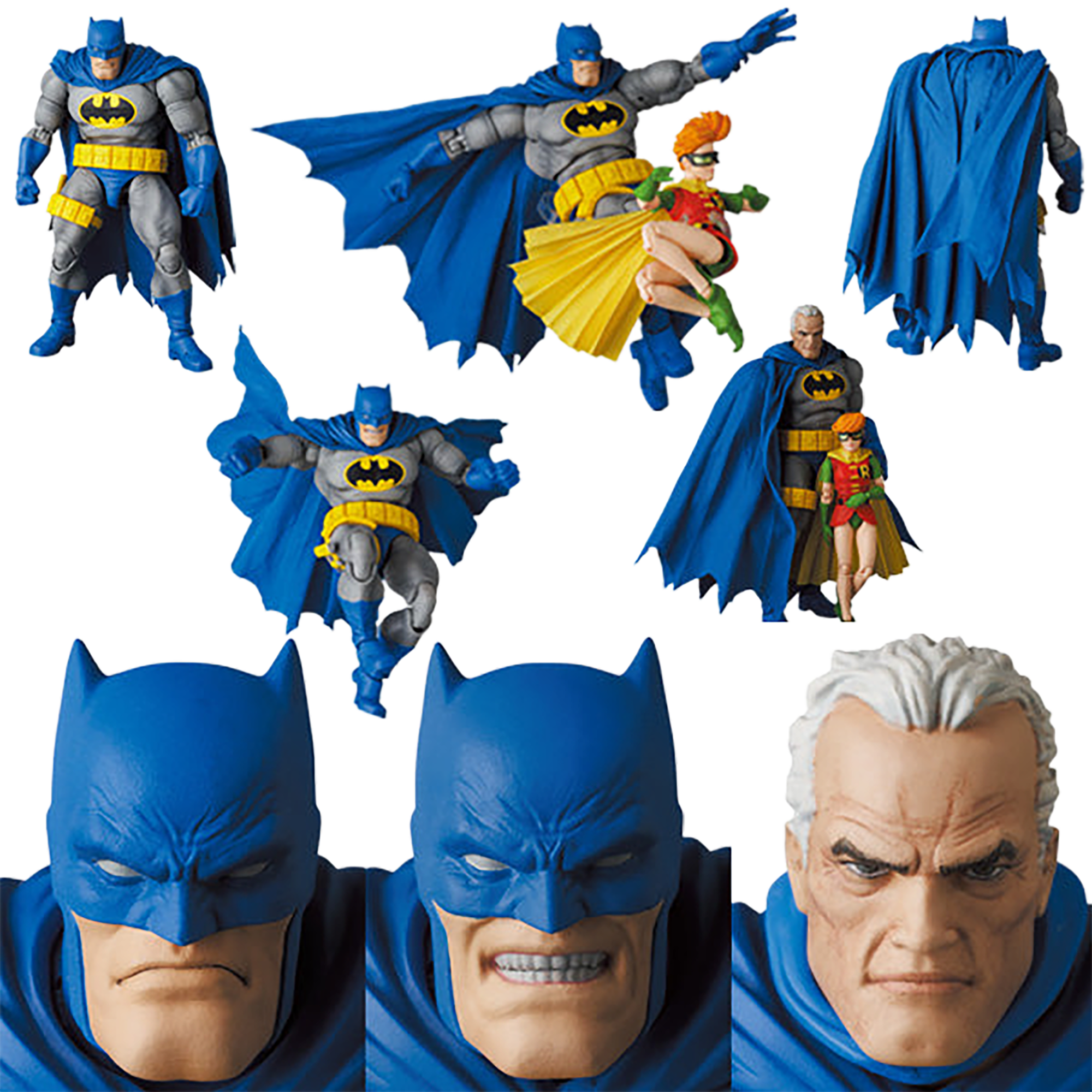 MAFEX BATMAN BLUE Ver. & ROBIN(The Dark Knight Returns)