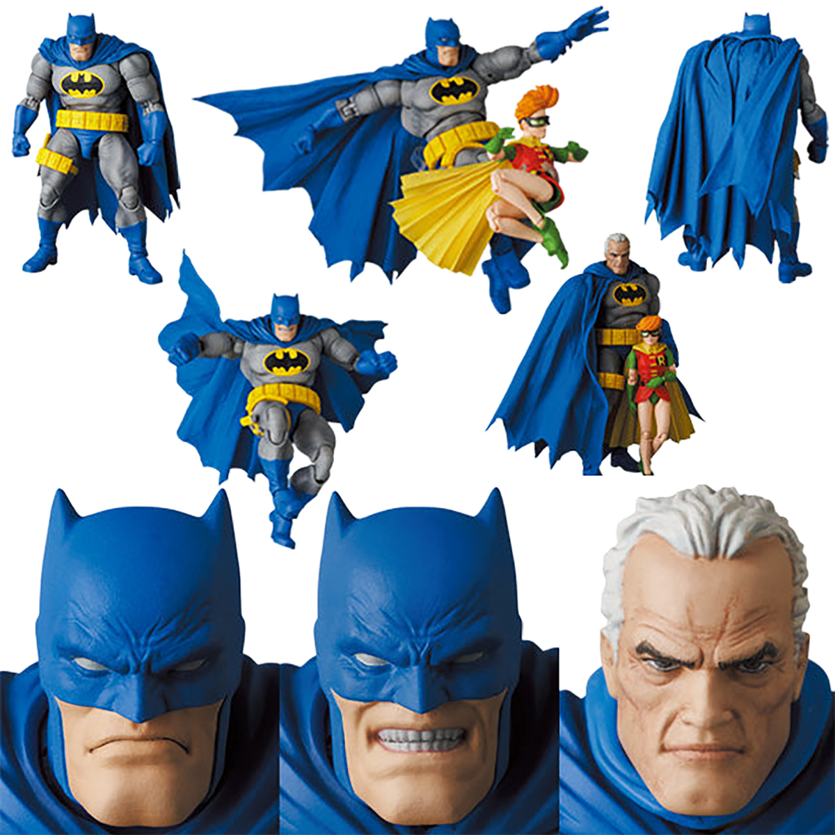 MAFEX BATMAN BLUE Ver. & ROBIN(The Dark Knight Returns)