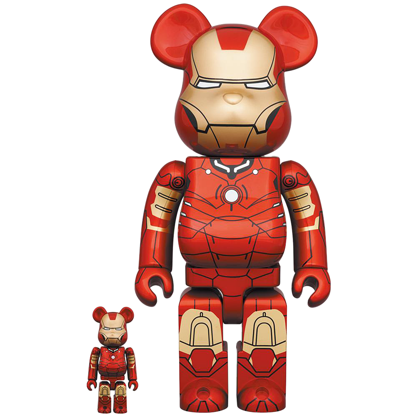 BE@RBRICK IRON MAN MARK III 100% & 400%
