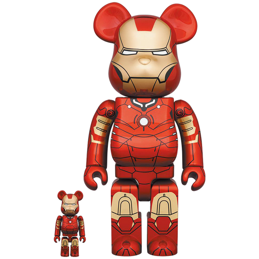 BE@RBRICK IRON MAN MARK III 100% & 400%