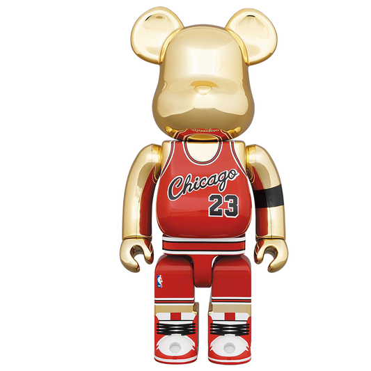 BE@RBRICK 迈克尔·乔丹 1985 年新秀球衣 100% 和 400%