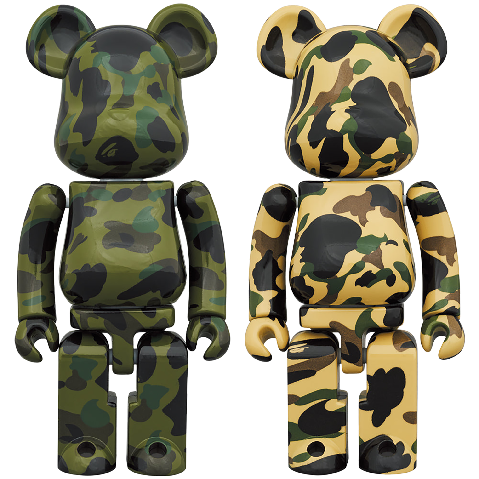 超级合金 BE@RBRICK 1ST 迷彩 绿色/黄色