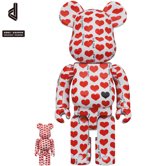 BE@RBRICK 白心 100% 和 400%